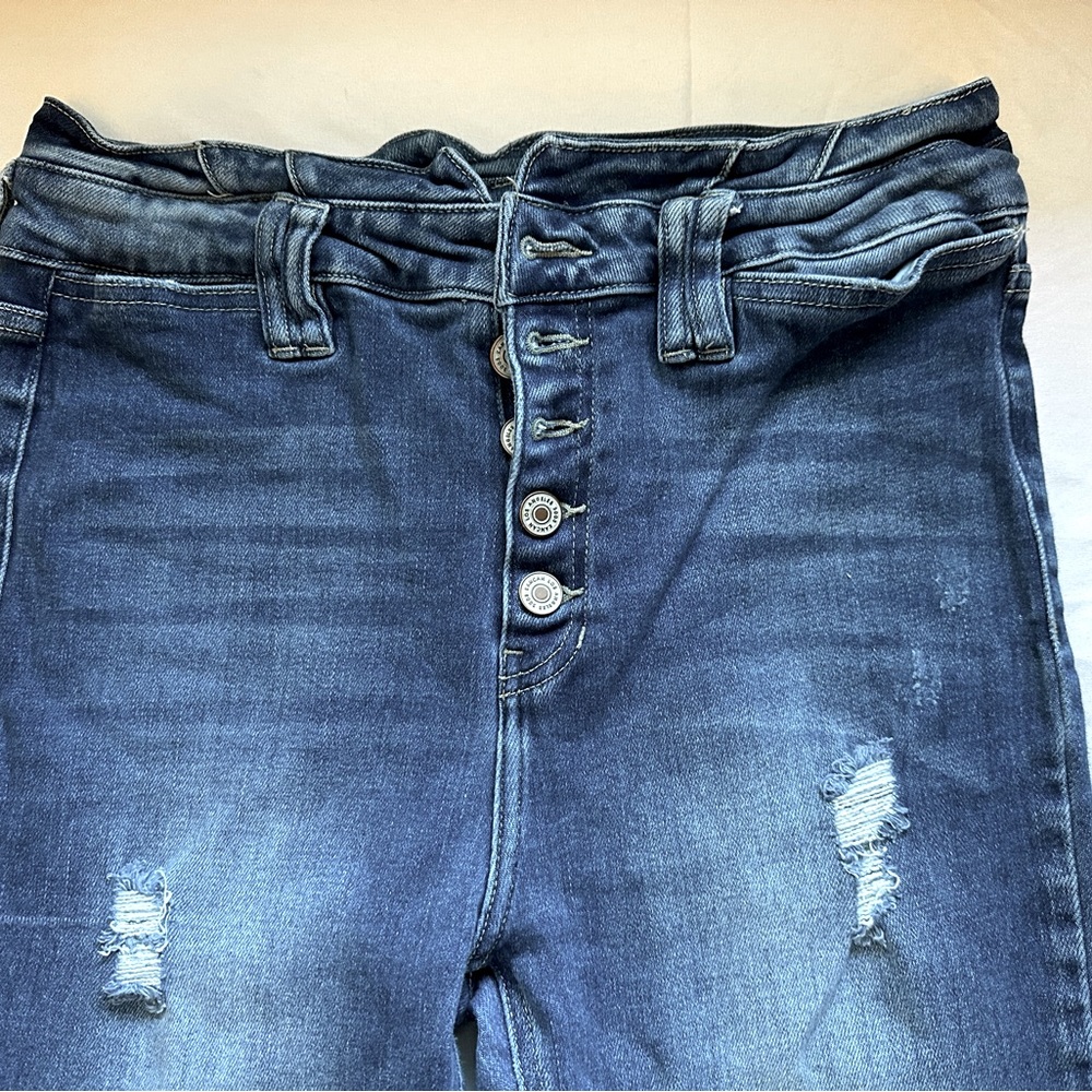 Kancan Button Fly, Flare Leg Jeans